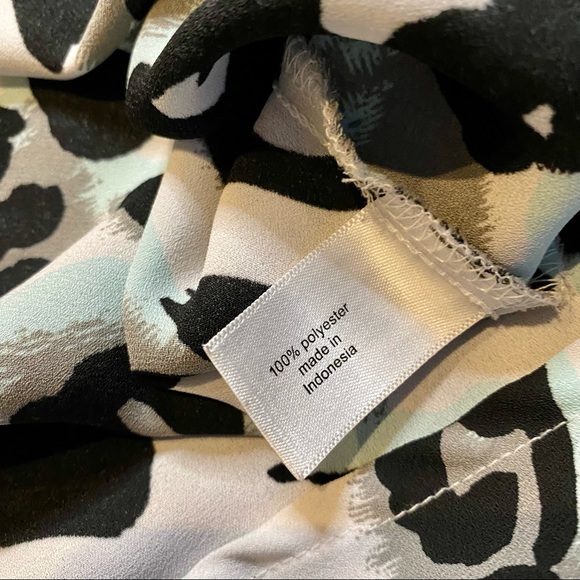 Christian Siriano 💖 Lane Bryant Animal Print Top - Picture 2 of 5